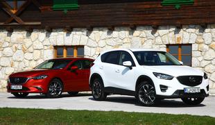 Dve različni mazdi, 6 in CX-5, s podobnima prenovama za nov, slovenski zagon