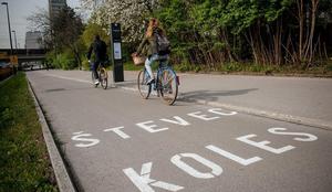 Zakaj na Dunajski cesti preštevajo kolesarje?