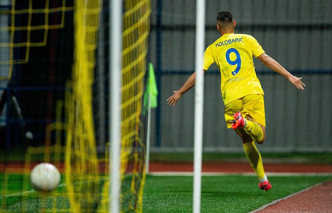 20-letni Dario Kolobarić, produkt nogometne šole Domžal, je z osmimi goli trenutno drugi strelec lige. | Foto: Vid Ponikvar