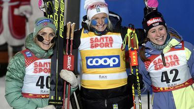 Lampičeva 25. na 10 km v Ruki, zmagala Karlssonova