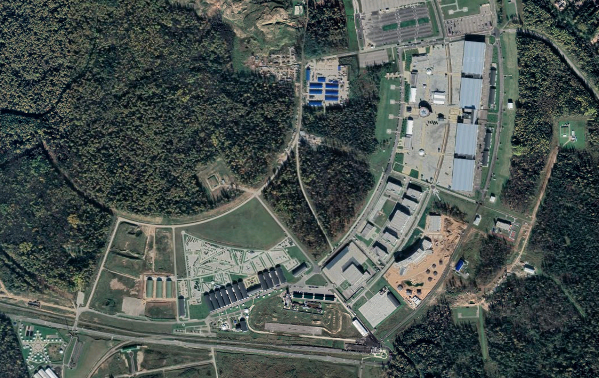 Patriot Park | Park Patriotov, slavno rusko vojaško sejmišče v bližini Moskve, kjer naj bi bi imela sedež ena od najbolj smrtonosnih vojaških enot ruske vojske ta hip. | Foto Google maps