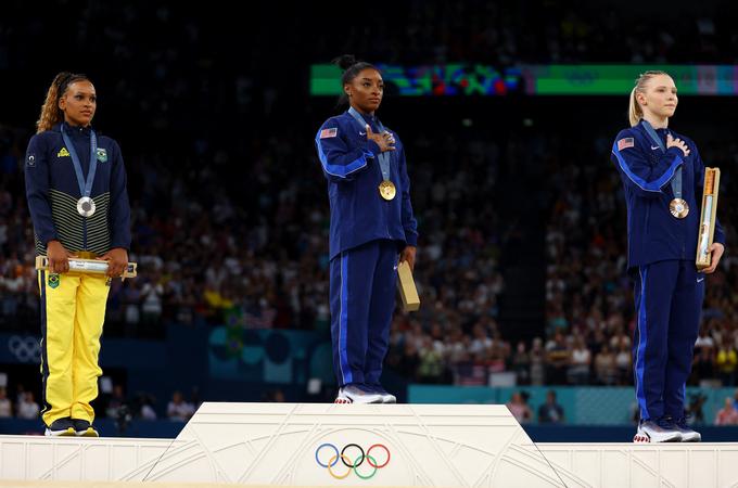 Na zmagovalnem odru sta se znašli dve Američanki in pa Brazilka. | Foto: Reuters