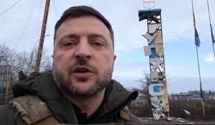 Zelenski se je oglasil iz mesta, ki naj bi bilo po Putinovih besedah ​​rusko