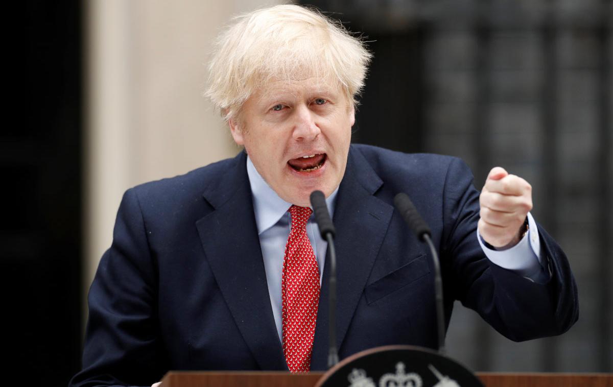 Boris Johnson | Boris Johnson je najvišji državnik, ki je bil zaradi okužbe s koronavirusom oziroma bolezni covid-19 na intenzivni negi. | Foto Reuters