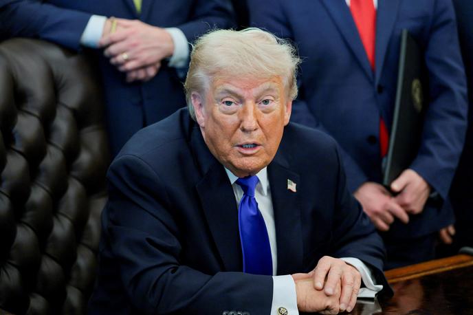 Donald Trump | "Smo v majhnem spopadu. Imenujem ga spopad, ker Iran nima nobene možnosti. Nikoli je ni imel. To vedo," je dejal Trump.  | Foto Reuters