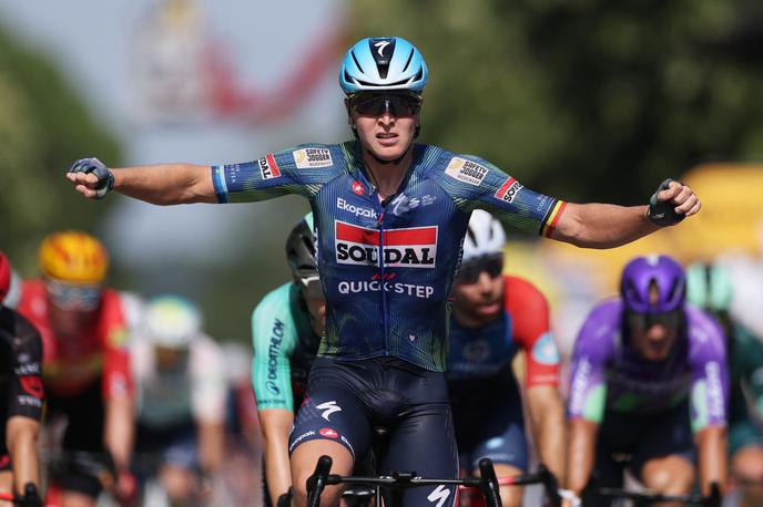 Tim Merlier TdF 2026 | Tim Merlier je prišel še do druge zaporedne zmage na letošnjem Touru. | Foto Reuters