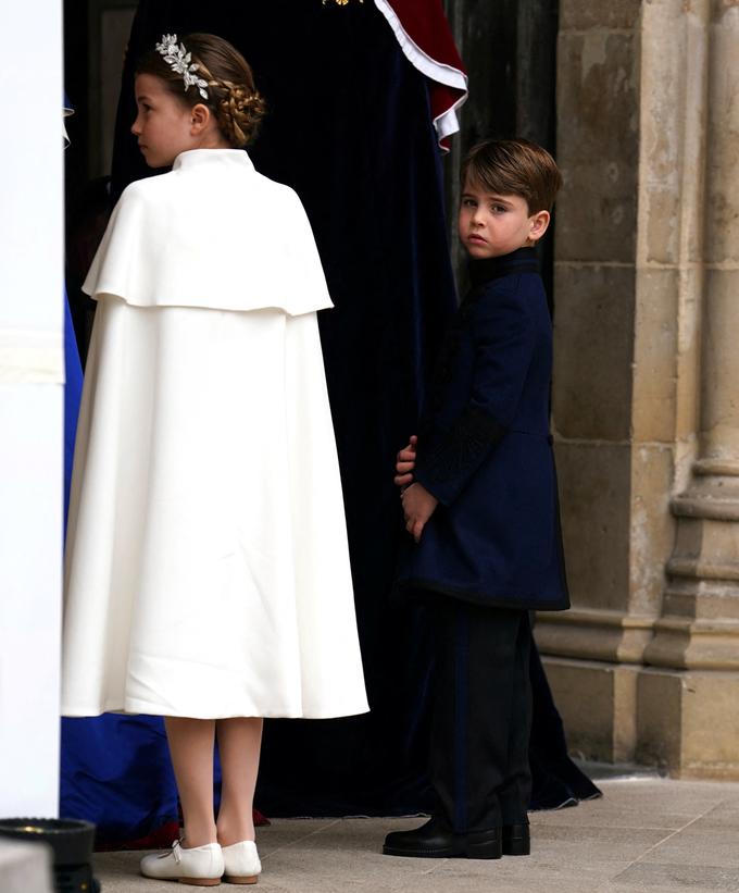 Princesa Charlotte in princ Louis, mlajša otroka Williama in Kate | Foto: Reuters