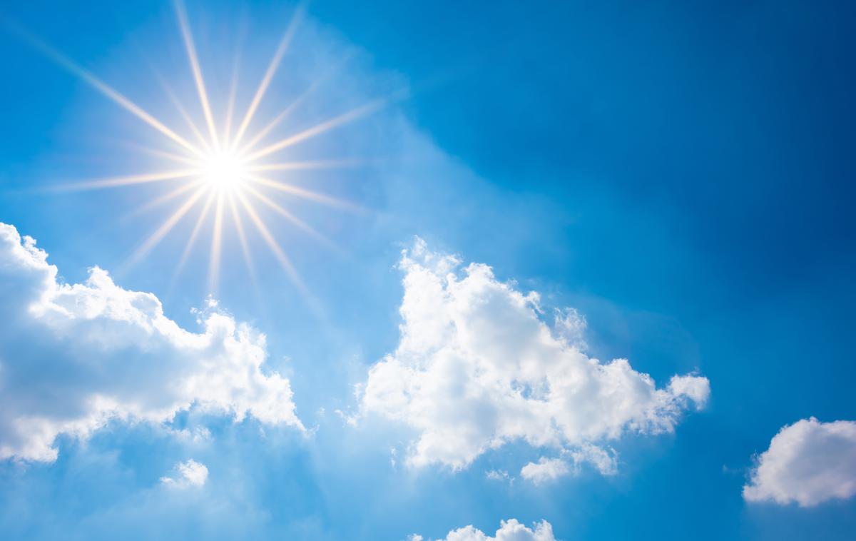 Sonce | Danes in v sredo bomo imeli delno jasno vreme. | Foto Getty Images