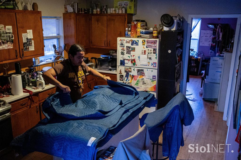 neurje, ZDA, zima, sneg, led, izredne razmere