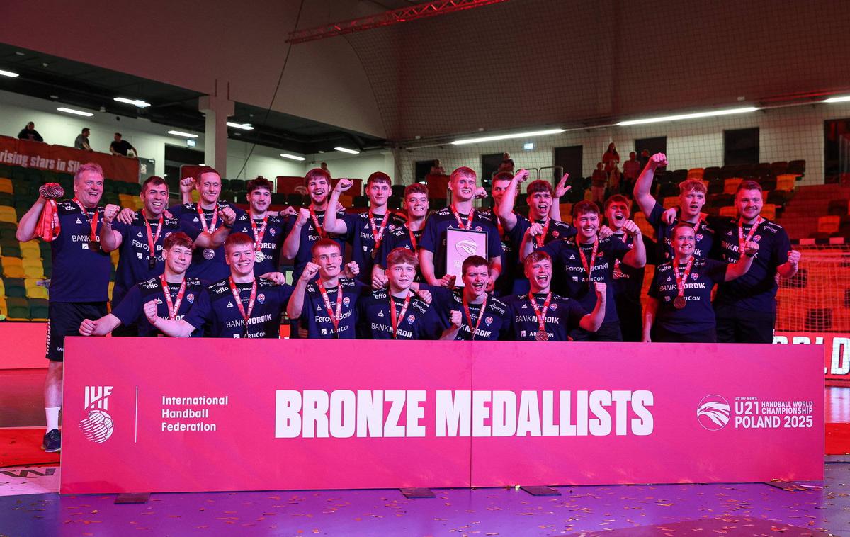 rokomet, Ferski otoki | Rokometaši Ferskih otokov so na svetovnem prvenstvu do 21 let osvojili premierno odličje. V boju za bron so ugnali favorizirane Švede. | Foto Guliverimage