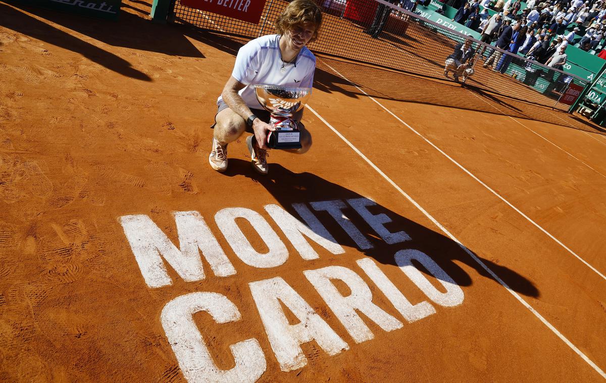 Andrej Rubljov | Andrej Rubljov je zmagovalec mastersa v Monte Carlu. | Foto Reuters