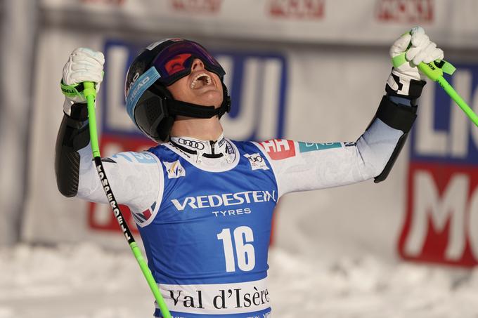 Veselje Norvežanke Kajse Vickhoff Lie po tem, ko se je prebila na drugo mesto in preprečila dvojno italijansko zmago. | Foto: Guliverimage
