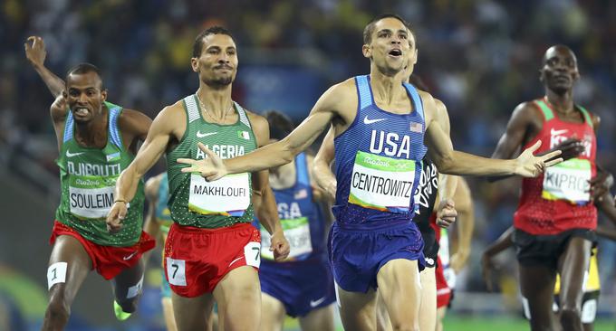 Matthew Centrowitz ob zmagi v Riu. | Foto: Reuters