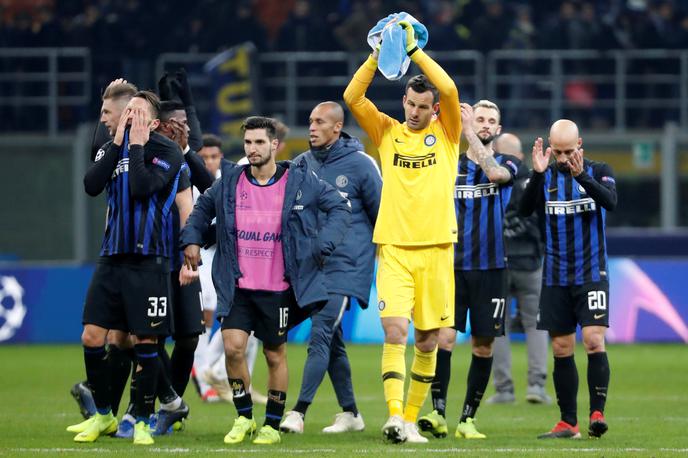 Inter PSV | Inter bo dve tekmi odigral pred praznimi tribunami. | Foto Reuters