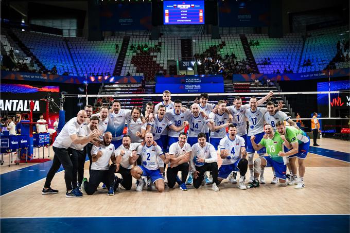 liga narodov Slovenija Poljska | Foto: VolleyballWorld