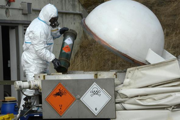 Uničenih 90 odstotkov svetovnih zalog kemičnega orožja