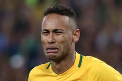 Brazilija v sedmih nebesih: Neymar odločil finale in planil v jok