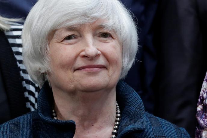 Janet Yellen | Janet Yellen je bila tudi v službi zadnjih dveh predsednikov Združenih držav Amerike. V obdobju administracij Baracka Obame in Donalda Trumpa, natančneje med letoma 2014 in 2018, je bila predsednica centralne banke ZDA (Federal Reserve ali krajše Fed). | Foto Reuters