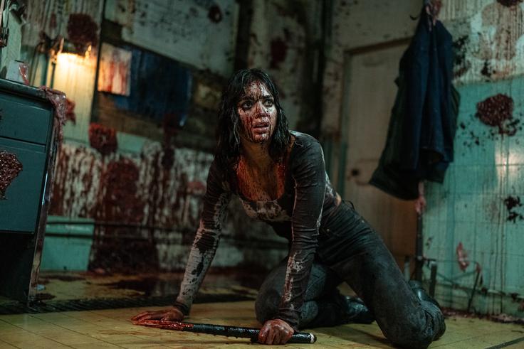 Melissa Barrera je ponovno odlična kot poslednje dekle, saj ni preživela zgolj vampirskega napada, temveč tudi to, da se je v Hollywoodu postavila na stran Palestine. | Foto: Karantanija Cinemas