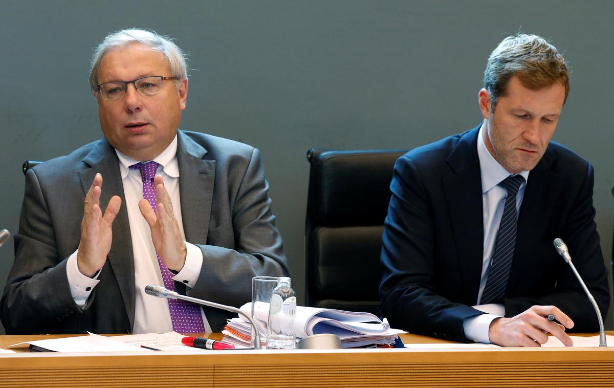 Ceta predsednik valonskega parlamenta Andre Antoine (levo) in valonski premier Paul Magnette (desno) | Foto Reuters