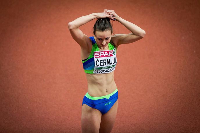 Maruša Černjul | Maruša Černjul je v finalu skoka v višino skočila osebni rekord in končala na desetem mestu. | Foto Vid Ponikvar