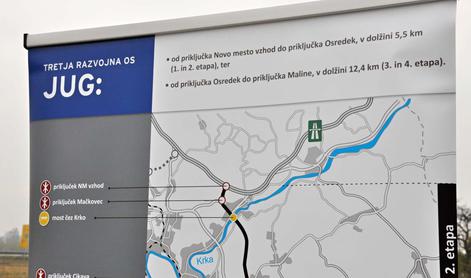 Sodišče odpravilo gradbeno dovoljenje za del tretje razvojne osi. V Novem mestu ogorčeni.