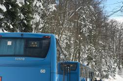 V težkih pogojih na smučišču obtičalo 150 učencev, reševali so jih 20 ur