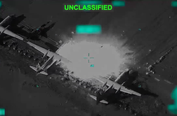 Američani objavili posnetke zračnih napadov na iranska letala #video