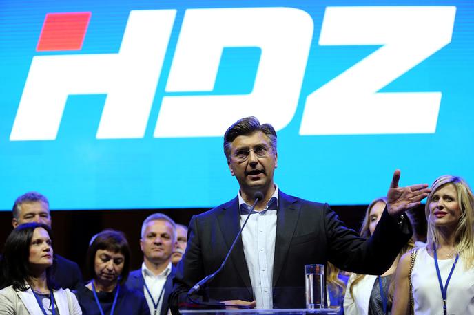 HDZ Andrej Plenković | Vladajoča hrvaška stranka HDZ s predsednikom Andrejem Plenkovićem na čelu je obsodila sovražni govor svojega 22-letnega člana Ivana Đakića. | Foto Reuters
