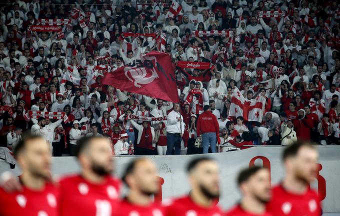Navijači Gruzije bodo letos prišli na svoj račun, saj bodo prvič spremljali ljubljence na velikem nogometnem tekmovanju. | Foto: Reuters