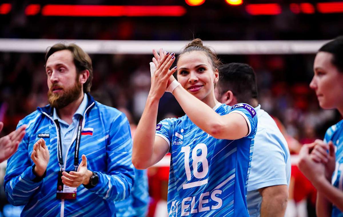 slovenska ženska odbojkarska reprezentanca : Turčija, svetovno prvenstvo, Saša Planinšec | Slovenska kapetanka Saša Planinšec je ponosna, da je del ekipe, in hvaležna vsem, ki so pomagali narediti velik napredek v ženski reprezentančni odbojki. | Foto Volleyball World