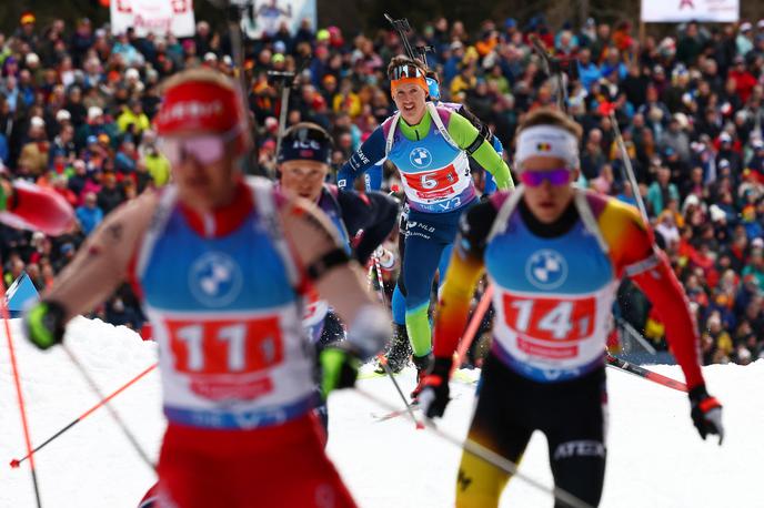 Miha Dovžan, Lenzerheide | Miha Dovžan je streljal solidno, čas pa je izgubljal na progi. | Foto Reuters