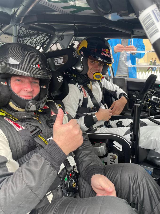 Adrenalinska izkušnja ob Nikolayju Gryazinu, enem najhitrejših voznikov v razvrstitvi WRC2. | Foto: osebni arhiv/Lana Kokl