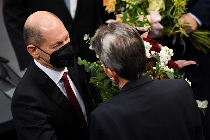 scholz | Scholz bo postal četrti socialdemokratski kancler Nemčije za Willyjem Brandtom, Helmutom Schmidtom in Gerhardom Schröderjem. | Foto Reuters