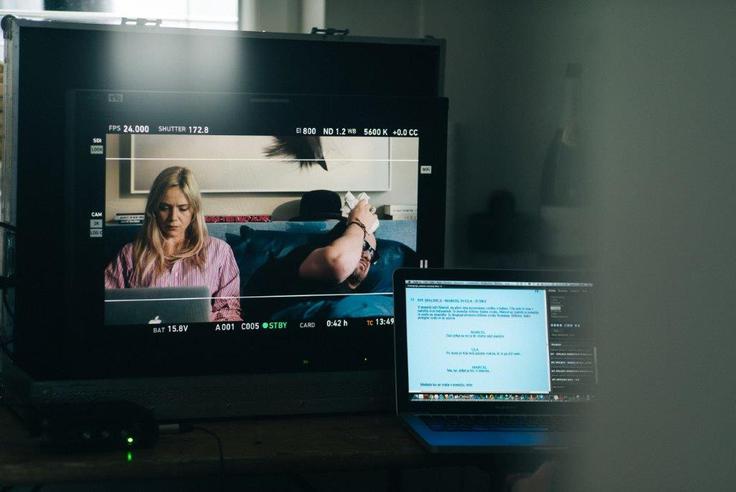 Katarina Čas in Jurij Zrnec sta v resničnem življenju dobra prijatelja, v filmu pa je njun odnos precej zapleten. | Foto: Luka Karlin