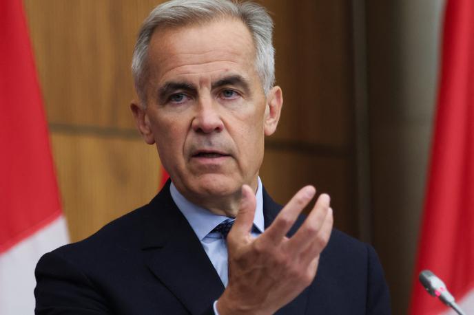 Mark Carney | Kanadski premier Mark Carney je dejal, da odločitev njegove vlade temelji na zavezi palestinskega predsednika Mahmuda Abasa, da bo leta 2026 pripravil splošne volitve, na katerih islamistično gibanje Hamas ne bo imelo nobene vloge in bo demilitariziralo Palestino. | Foto Reuters