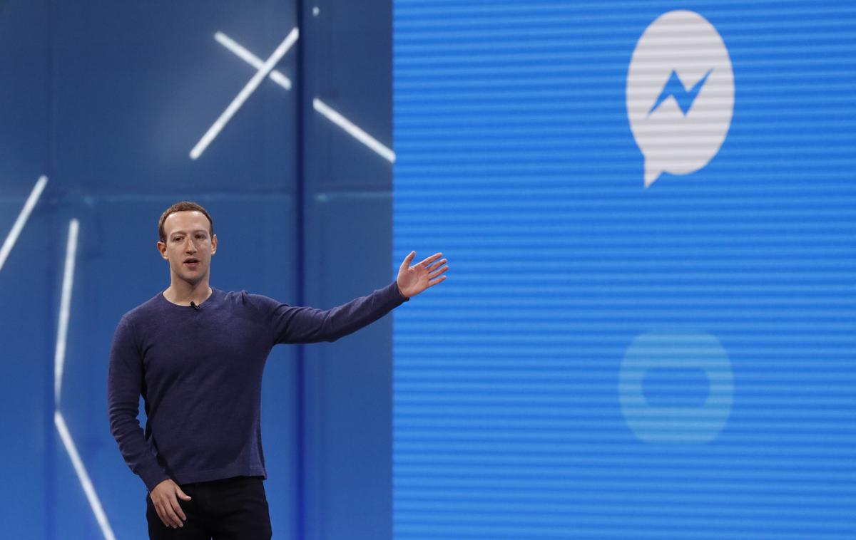 Facebook Messenger, Mark Zuckerberg | Zvočne posnetke pogovorov uporabnikov aplikacije Messenger so začeli zbirati leta 2015. | Foto Reuters