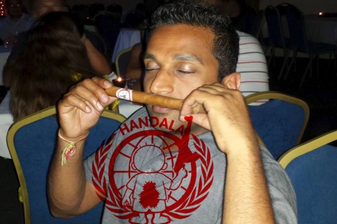 Kash Patel | Ena od fotografij Kasha Patela, ki so jih objavili proiranski hekerji. | Foto Telegram / Handala Hack Team