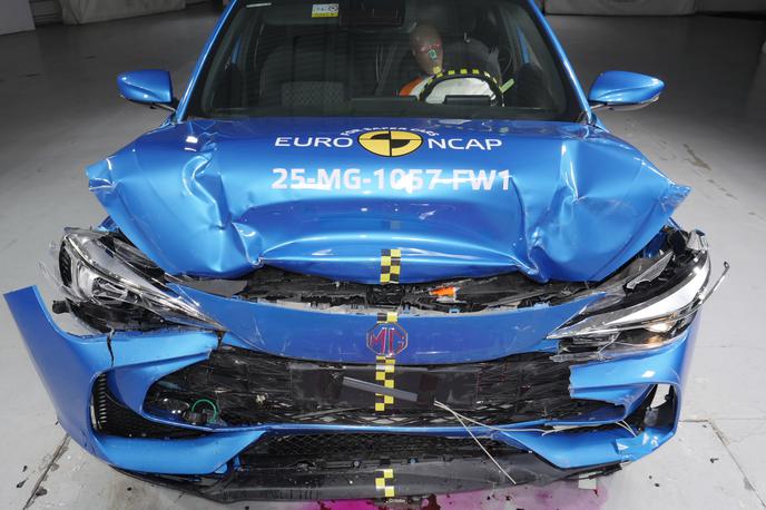EuroNCAP test | MG 3 po trčenju na varnostnem testu EuroNCAP | Foto EuroNCAP