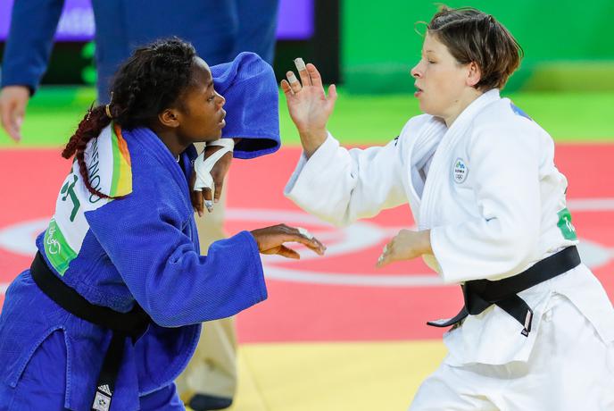 Zlata olimpijka Tina Trstenjak navdušila v Franciji