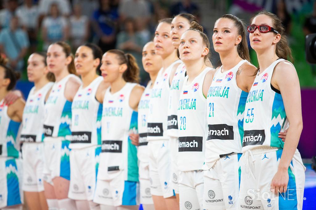 slovenska ženska košarkarska reprezentanca Slovenija : Francija