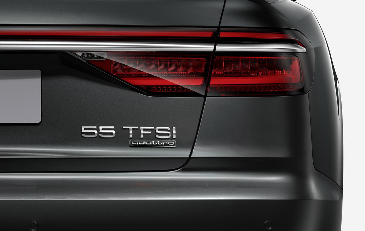 Audi označevanje modelov | Oznaka 55 pomeni, da ima ta audi motor z močjo od 245 do 275 kilovatov.  | Foto Audi