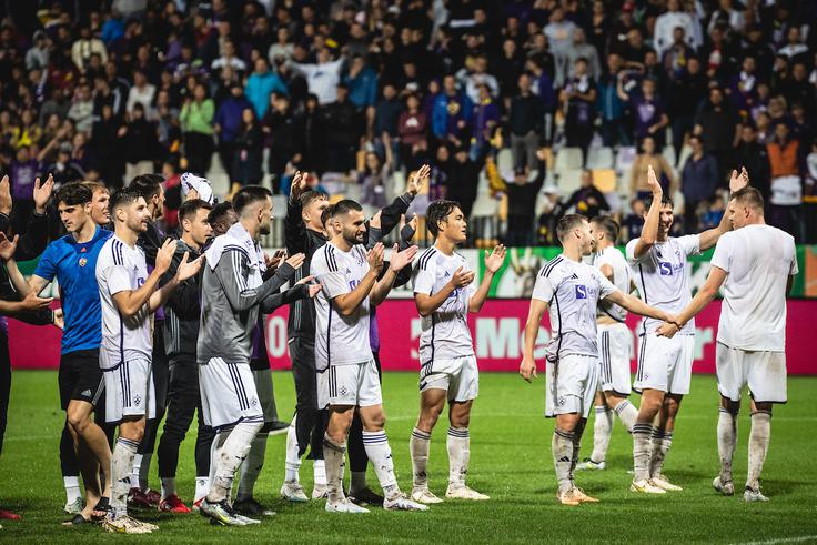 Mariborčani so težje od pričakovanj izločili predstavnika Luksemburga. Napeto je bilo do zadnje sekunde. Tako kot v torek v Ljubljani, v četrtek pa v Guimaraesu. | Foto: Blaž Weindorfer/Sportida