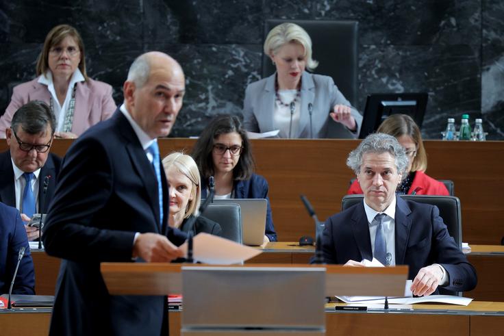 Janez Janša in Robert Golob vodita najmočnejši stranki v državi. | Foto: STA
