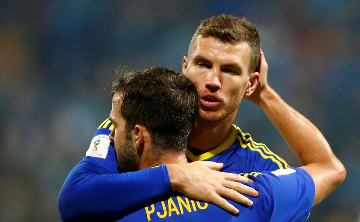 Miralem Pjanić je poleg neuničljivega Edina Džeka edini nogometaš iz BiH, ki je za izbrano vrsto zbral več kot 100 nastopov. | Foto: Reuters