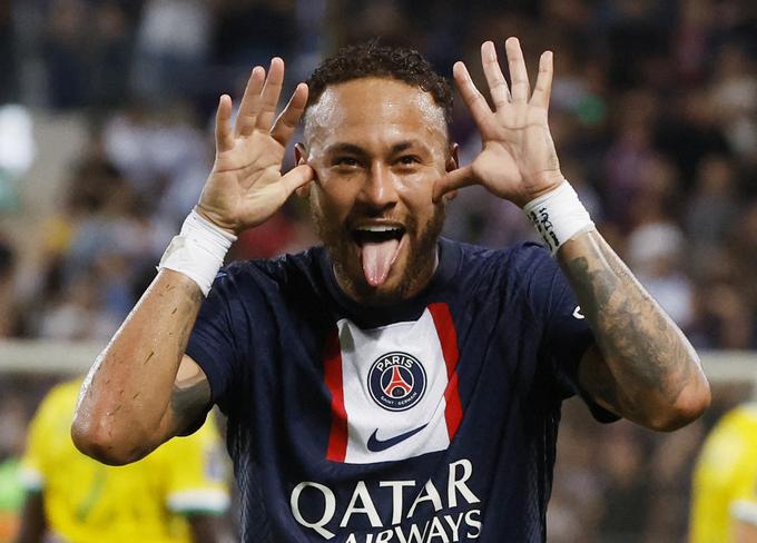 Neymar je superpokalno srečanje v Izraelu zaznamoval z dvema zadetkoma. | Foto: Reuters