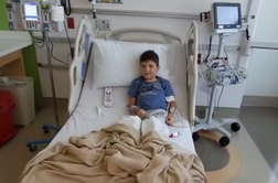 Ganljiv trenutek: Matic je prejel zdravilo! #video