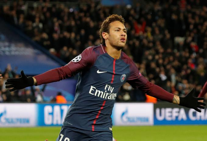 Neymar lahko postane prvi nogometaš, ki bi se v skupinskem delu lige prvakov vpisal med strelce na vsaki izmed šestih tekem. | Foto: Reuters