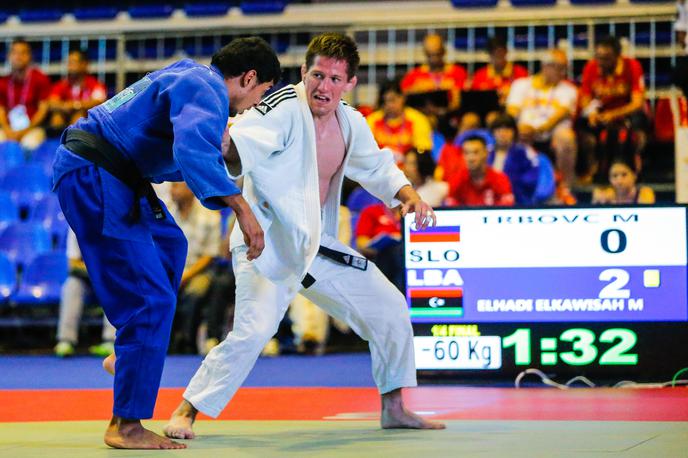 Matjaž Trbovc judo | Med četverico Slovencev je eno zmago dosegel le Matjaž Trbovc. | Foto STA