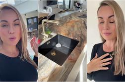 Katarina Benček pokazala škodo, ki je ostala za gosti v njeni istrski vili